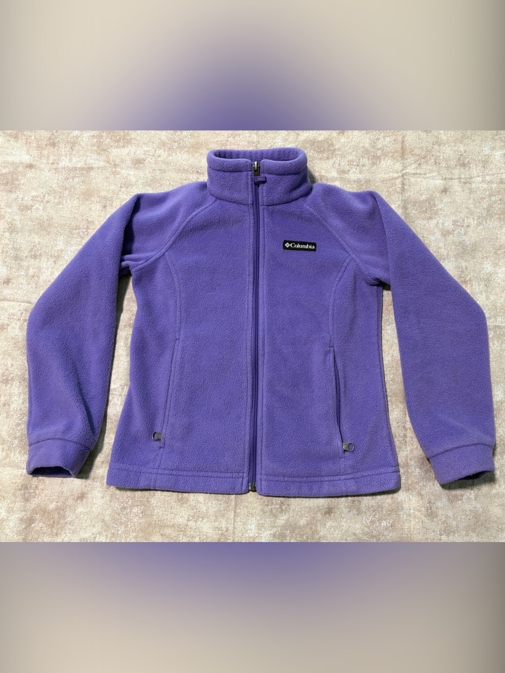 Columbia Kids Purple Full-Zip Fleece Jacket